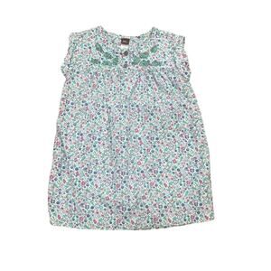 Tea Collection (4Y) Linen Blend Dress